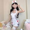 Sexy Lingerie Lace Perspective Nurse Cosplay Hot Free Sexy Uniform Seduction Couple Flirting Robe