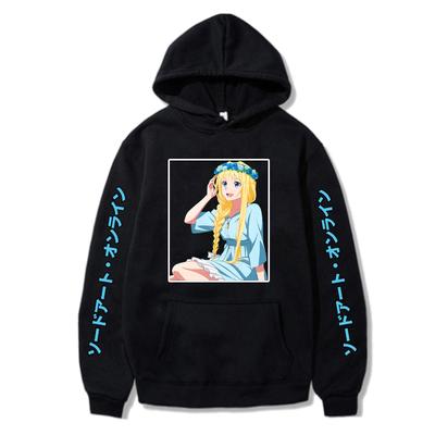 Anime Sword Art Online Kleidung Yuuki Asuna Print Mit Kapuze Männer Frauen Übergroße Hoodies Casual Streetwear Harajuku Unisex Sweatshirt