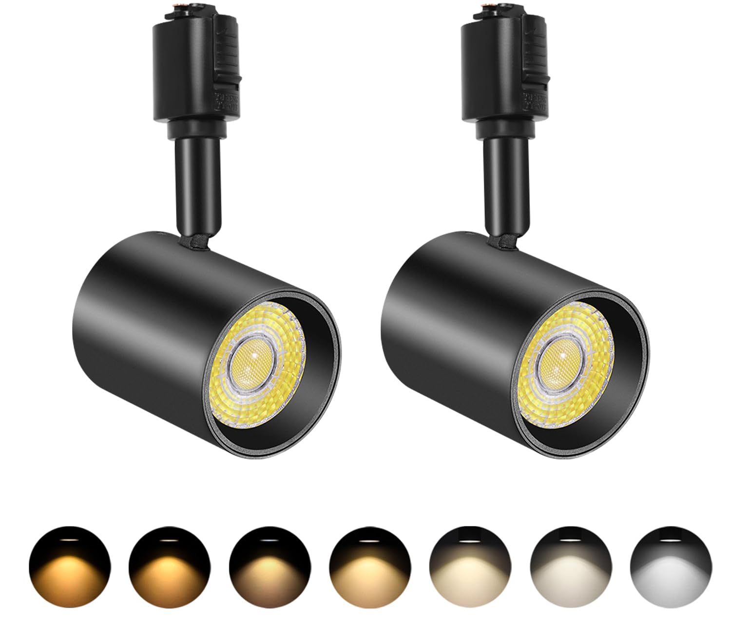 

TuyuBEE 5-Color Adjustable Track Light, 10W Integrated LED Light (85W Equivalent), Bright Track Light, High Color Rendering CRI90+, 2700K-6000K,