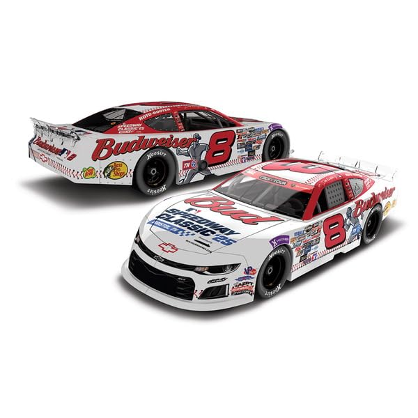 

Kyosho Lionel Racing LATE MODEL BUDWEISER SPEEDWAY CLASSIC 2025 Chevrolet Dale Earnhardt Anderson Late Model Finished Product LR327350 1/64 Jr. #8