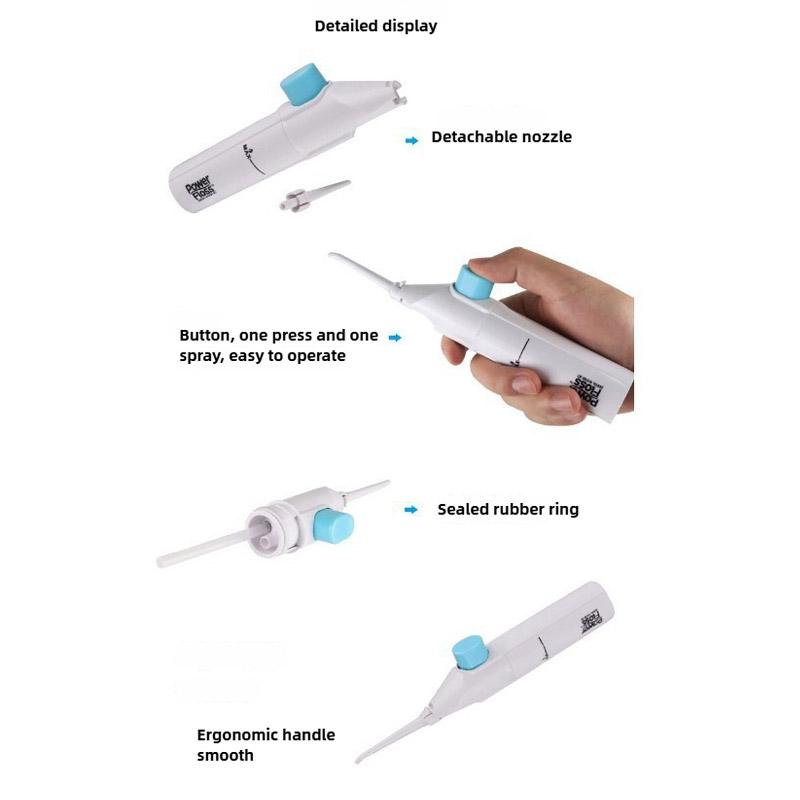 Portable High Pressure Oral Irrigator Teeth Clean Water Dental Floss Household Manual High Pressure Water Jet Irrigator Dental