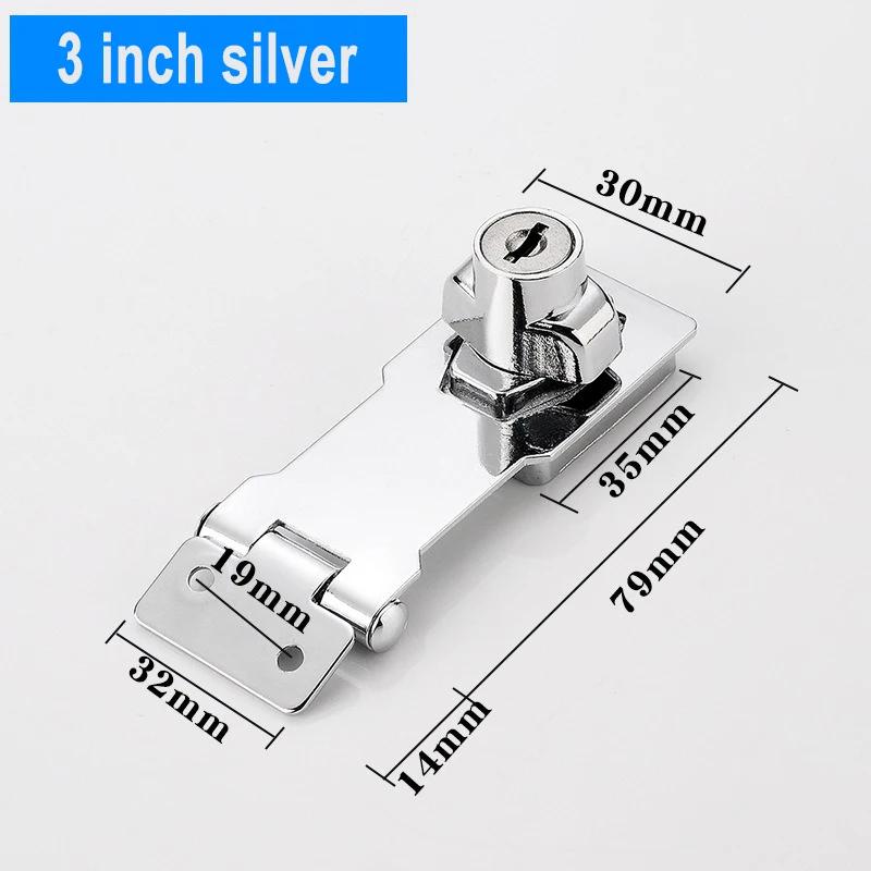 Keyed Hasp Locks Cabinet Locks with Keys,Twist Knob Keyed Locking Hasp,for Drawer,Cabinets Suitable for Use in Various Cabinets