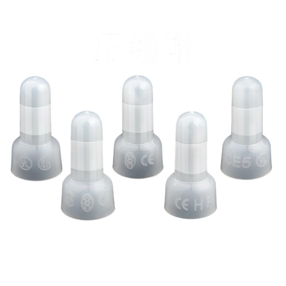 1000pcs Nylon Closed End Crimp Terminal Set 1X 2X 5X Wire Connector Pack for Electricians Home Decoration and Repair