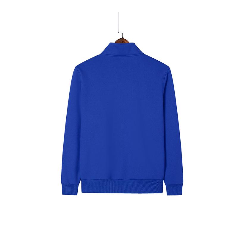 Winter Fleece Lined Stand Collar Sweatshirt - Thick Korean Style Windproof Jacket