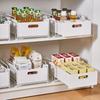 Kuchyňský úložný stojan s kluznými kolejnicemi Vytahovací typ kuchyňské zásuvky Úložný zásobník Košík na kořenky Úložný stojan Skříňky Organizér