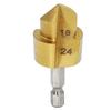 14in Hex Shank Countersink Drill Bit HSS 18 To 24mm Cutting Diameter 90 Degree Drill Bit for Hole