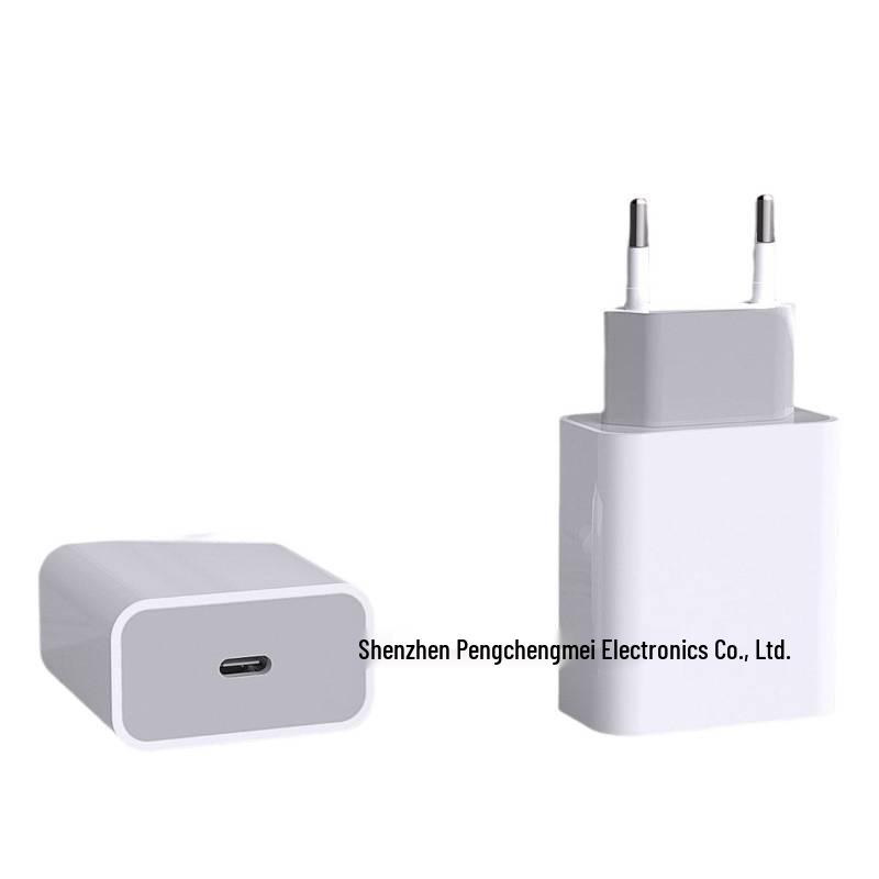20W USB-C Fast Charger for Mobile Phones - EU/UK Standard, 3A Type-C Adapter