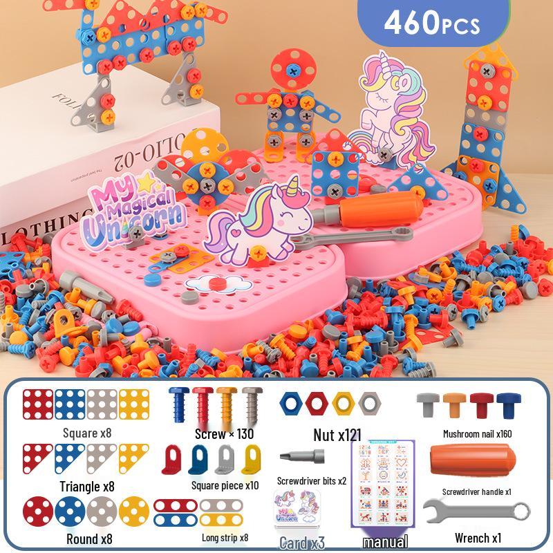 Electric Drill DIY Toolkit for Kids: Hands-on Disassembly and Assembly Puzzle Toy