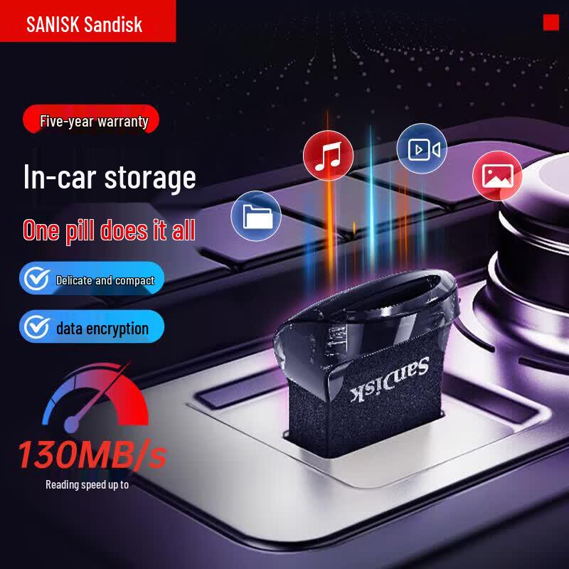 SanDisk Cruzer Fit CZ430 32GB USB 3.1 Flash Drive