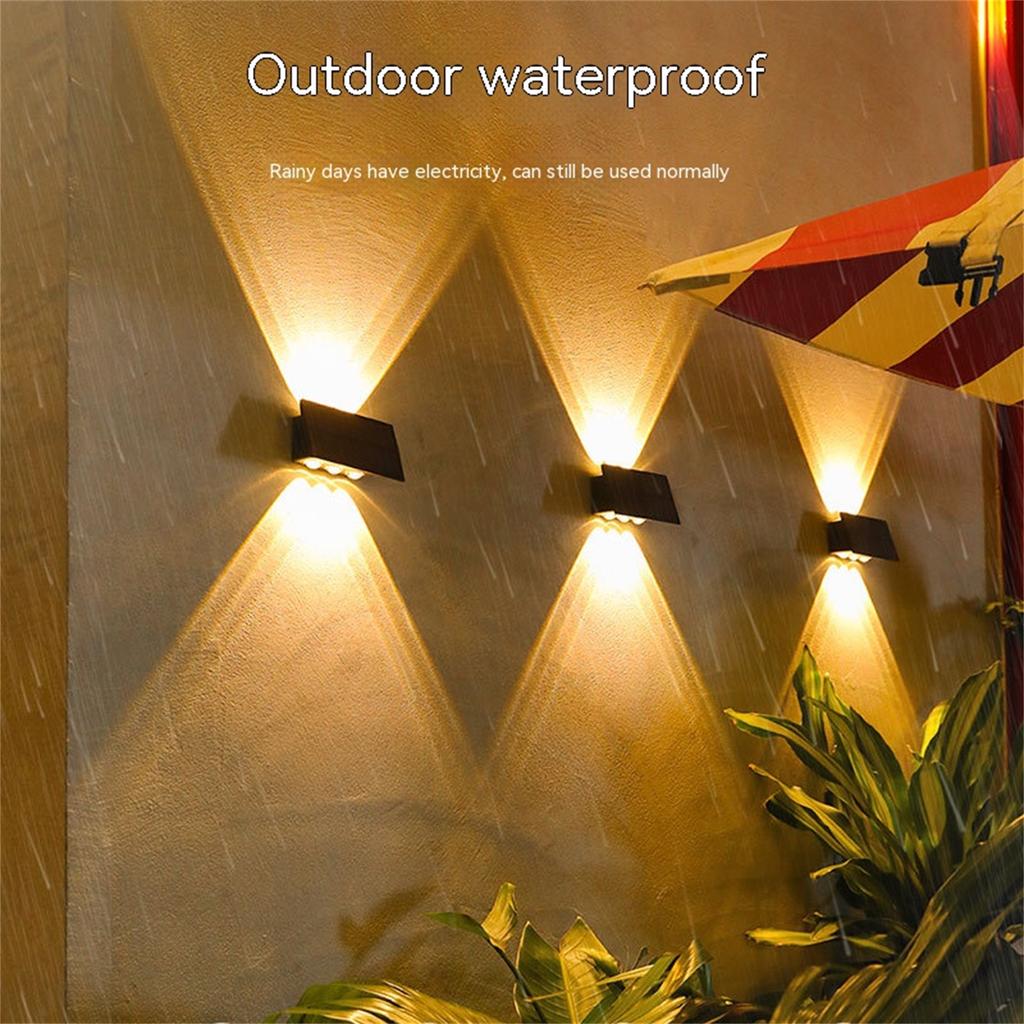 Solar Wall Lamp 5 5V240MA Solar Panel 3000-3200k IP65 Waterproof 2 Adjustable