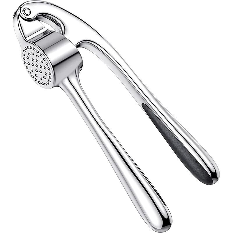 Easy To Squeeze and Clean Kitchen Tools Premium Garlic Press Stainless Steel Garlic Mincer Garlic Crusher