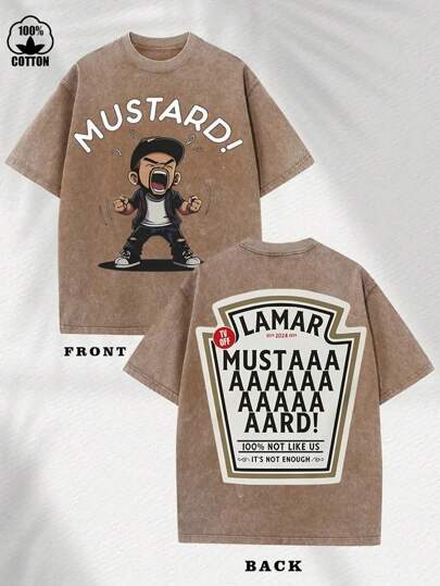 Men S Pure Cotton T-Shirt |100% Washed Cotton Round Neck, Sh S хаки