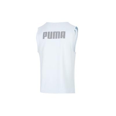 Sleeveless Tank With Uv Protection And Logo Men Tops Light-Blue 671929-20