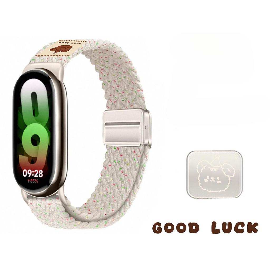 Nylon Strap for Xiaomi Mi Band 10/9/8 High Quality Breathable Sports Adjustable Wristband for Mi Band 10 9 NFC Replace Watchband