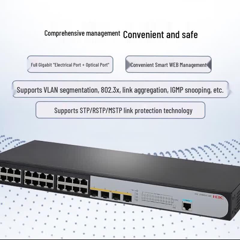 H3C S1850V2-28P Managed Gigabit Ethernet Switch