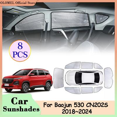 Car Sunshades for Chevrolet Captiva Baojun 530 CN202S 2018~2024 Rear Windows Visor Full Coverage Windshield Curtains Accessories