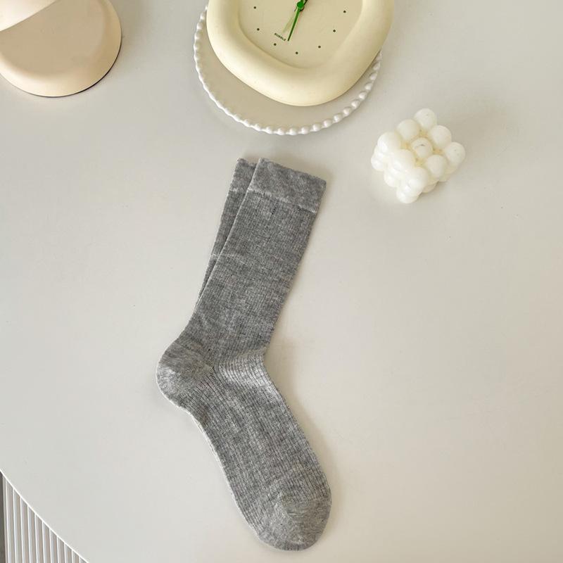 Seasonal Thin Socks Are Hollow And Versatile Socks Style Sweet Mid-Tube Women'S Socks