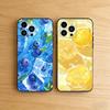 Fresh Summer Fruit Case For iPhone 17 16 15 14 13 12 11 Pro Plus Air Max Mini E Soft Silicone Cover