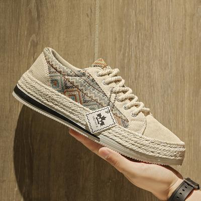 2024 Summer New Men's Low-top Casual Fashion Board Shoes Light and Comfortable Korean Version Versatile Men's Shoes Canvas Shoes