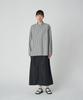 Snow Peak Gingham Check Pullover Long Sleeve and L SH-25SU104 Top, Shirt, Men's Women's, Gray, CH,