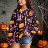 Children's Casual Hoodie with Halloween Print Pullover for Holiday Parties