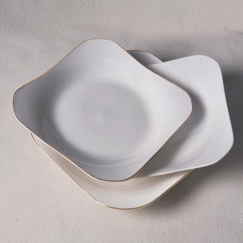 Ruyi Ceramic Square Baking and Fruit Dish Plate