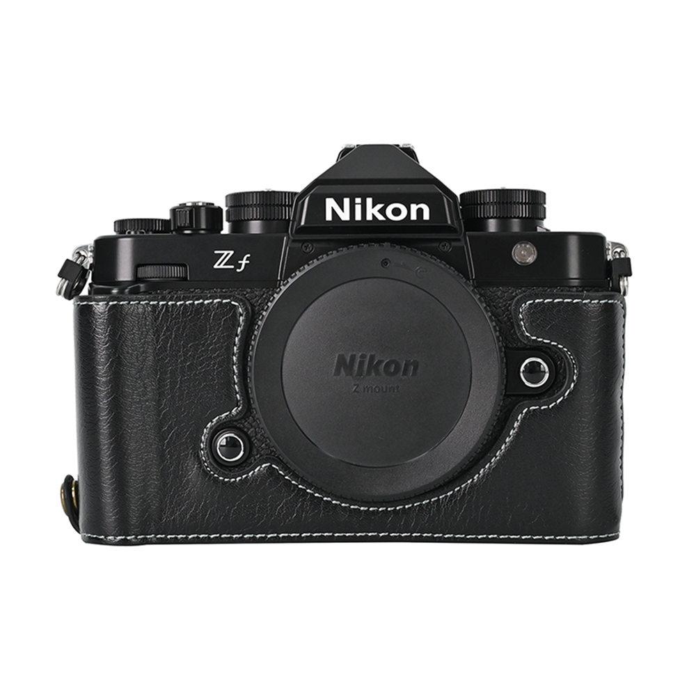 

PU Leather Camera Half Body Case For Nikon Zf ZF Battery Opening Bottom Cover