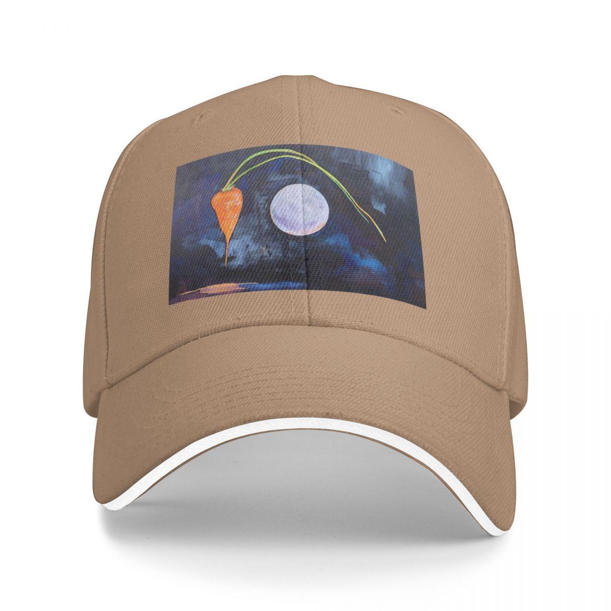 

Carrot Over the Moon Baseball Cap hiking hat Anime western Hat Rugby Womens Hats For The Sun Mens