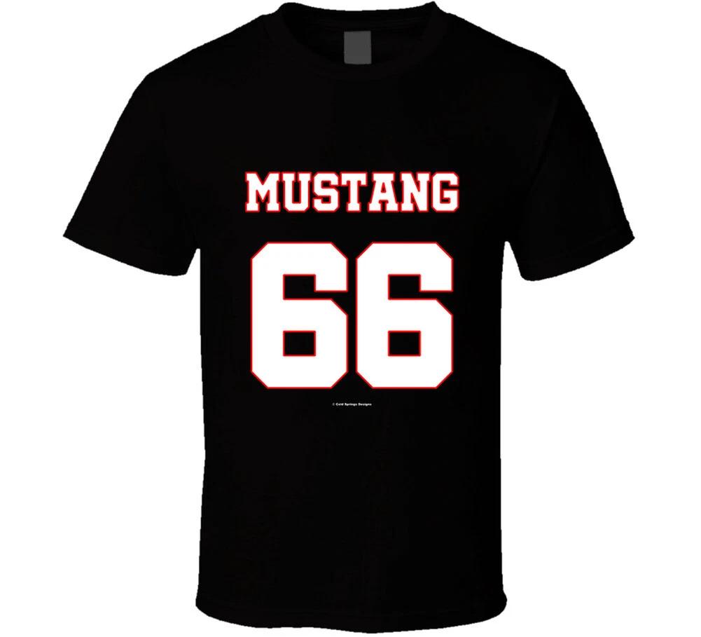 Mustang 66 Jersey Style Dark Shirt Ponycar Gift T Shirt 3XL