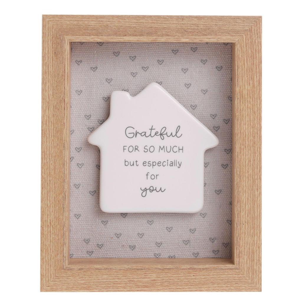 Celebrations Moments Grateful For You Framed Plaque