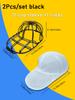 2Pcs/set Hat washing set, baseball duckbill cap, washing and sun drying integrated, non deformed machine wash protective rack