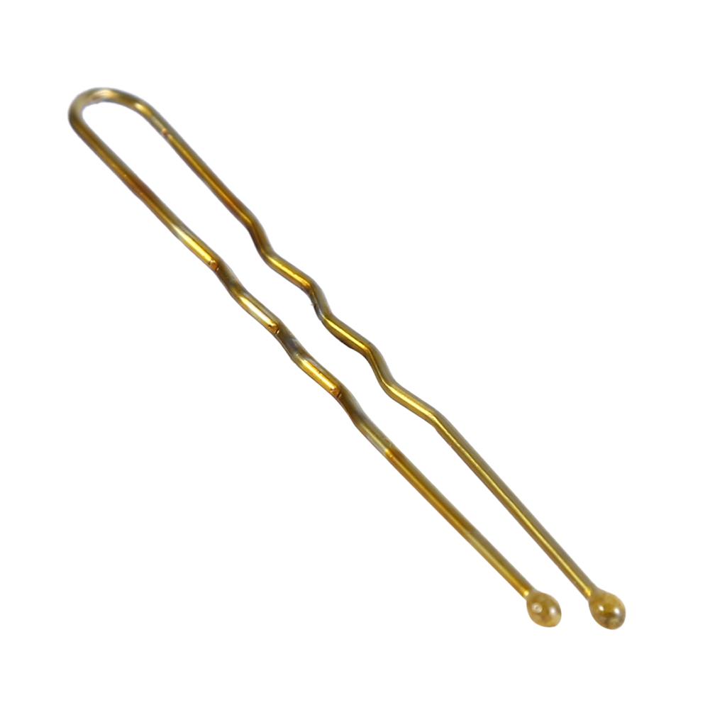 300PCS Women Wavy Thin U Shape Clips Hairpins Styling Hairdressing Salon Tool(Gold S)