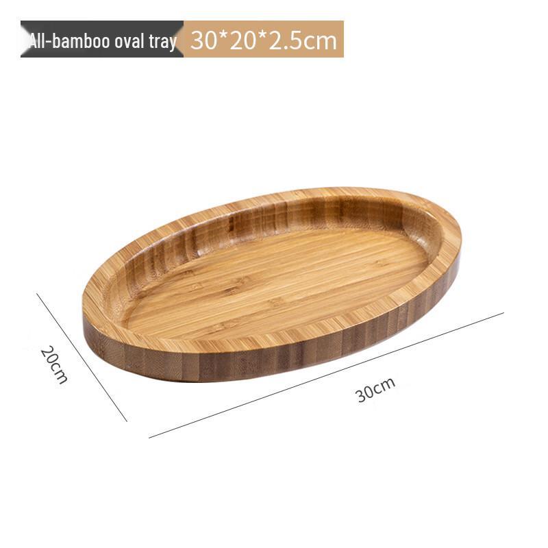 Minimalist Japanese Style Bamboo Serving Tray 1 piece