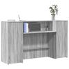 VidaXL Reception Desk Sonoma Grey 180x50x103.5 Cm Engineered Wood, Reception Counter, Salon Reception, Counter 3324210