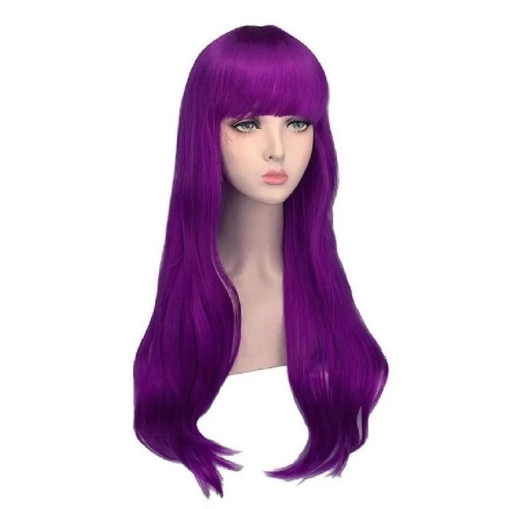 Purple wig, beauty wig, women s full wig, full wig, women s wig