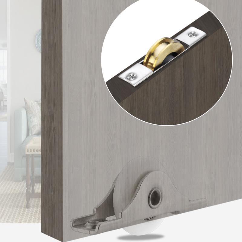 Sliding Door & Window Pulley Set: Floor, Cabinet, Convex & Concave Wheels