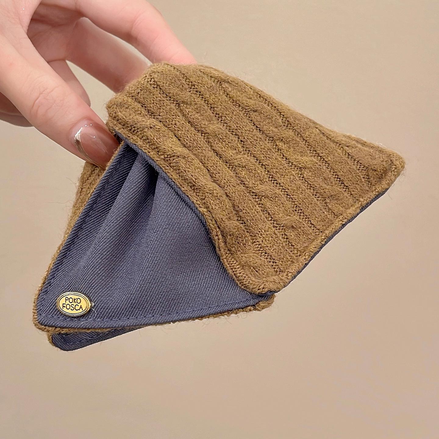 

Gentle Autumn/Winter Knit Triangle Claw Clip for Women with Thick Hair - 2025 Shark Clip