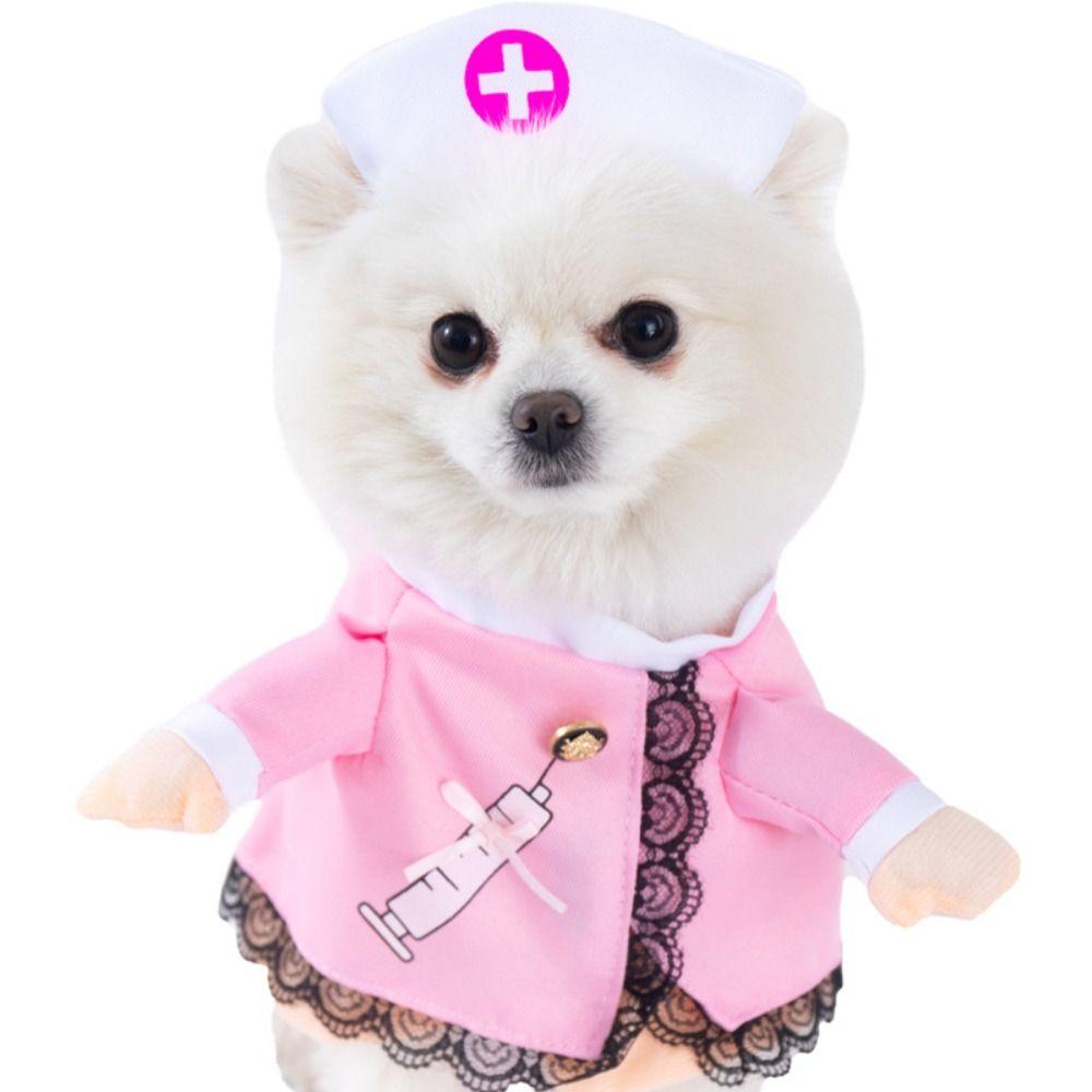 Soft Fabric Dog Cosplay Clothing Easy To Wear Kitten Puppy Costume  Festival Party