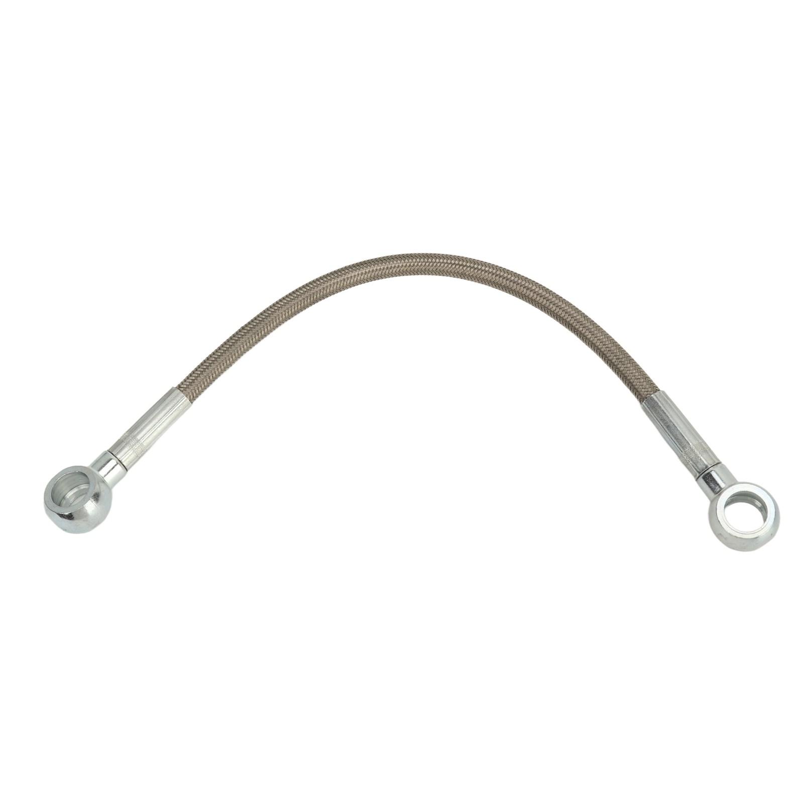 

Oil Supply Line Hose 11361705532 Stainless Steel Rustproof Turbo Oil Feed Line for E36 E46 E39 E85
