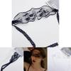 Black Lace Eye Mask For Adult Cosplay With Adjustable Strap And Elegant Design