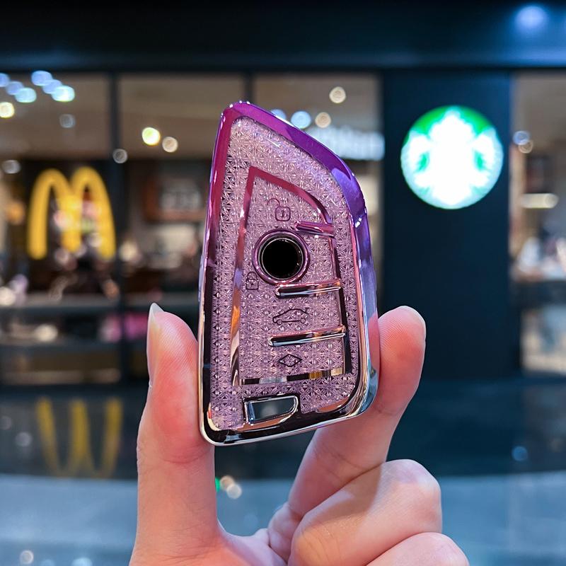 TPU Car Key Case Cover Shell Fob For BMW 1 3 5 Series F30 F20 F21 F31 F32 F34 F07 F10 X1 X3 G01 X4 G02 X5 F15 F16 M3 M4 Etc