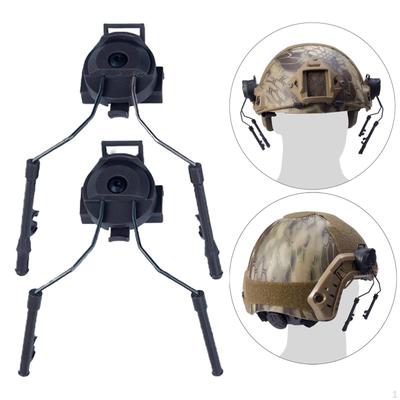 Helmet Rail Adapter Earmface Fixing Bracket Easy Installation Flexibility Headphone for