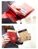 Trendy Women's Short Wallet: Cartoon Zipper Wristlet & Coin Purse