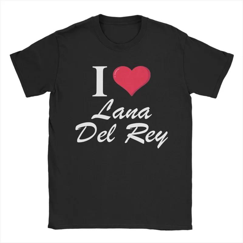 

Футболки Lana Del Rey для чоловіків Повсякденні Чиста футболка З круглим вирізом З коротким рукавом Футболка Графічні топи Літні футболки XXXL