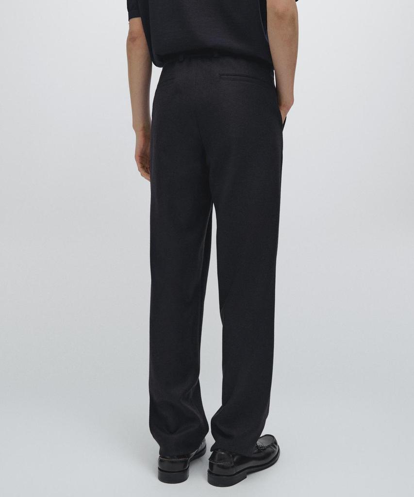 Masimodutti Wool Blend Trousers