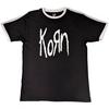 Korn Unisex Adult Ringer Logo T-Shirt