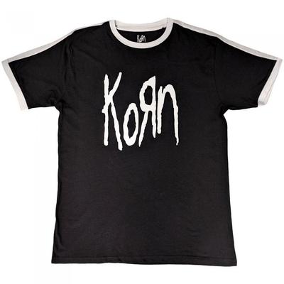 Korn Unisex Yetişkin Ringer Logo Tişört