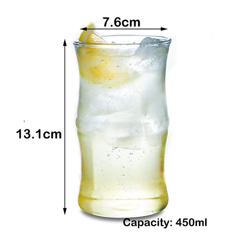 Bleifreies Kreatives Glas Kristall Highball Glas Barzubehör Collins Becher Trinkgläser Für Wasser, Saft, Bier und Cocktail