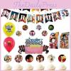 One Piece Anime-Thema Geburtstagsparty Dekoration Zubehör Anzug Banner Ballon Topper