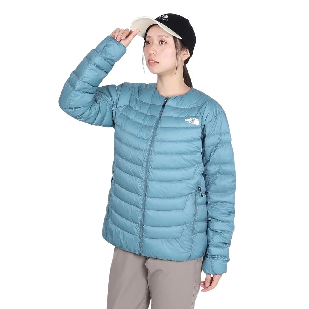 The North Face Thunder Round Neck Down Algae Size M Women's Jacket, Blue,